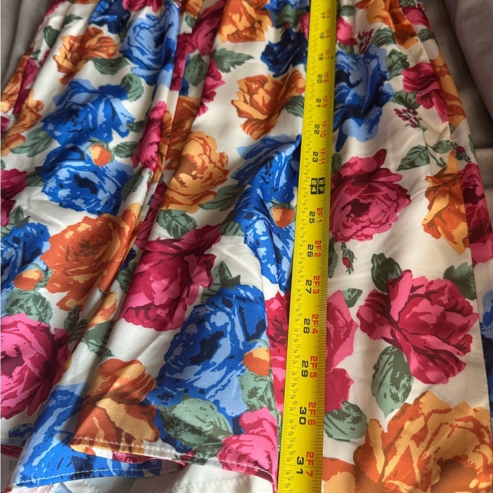 Floral V-Neck Long Sleeve Romper - Picture 4 of 6